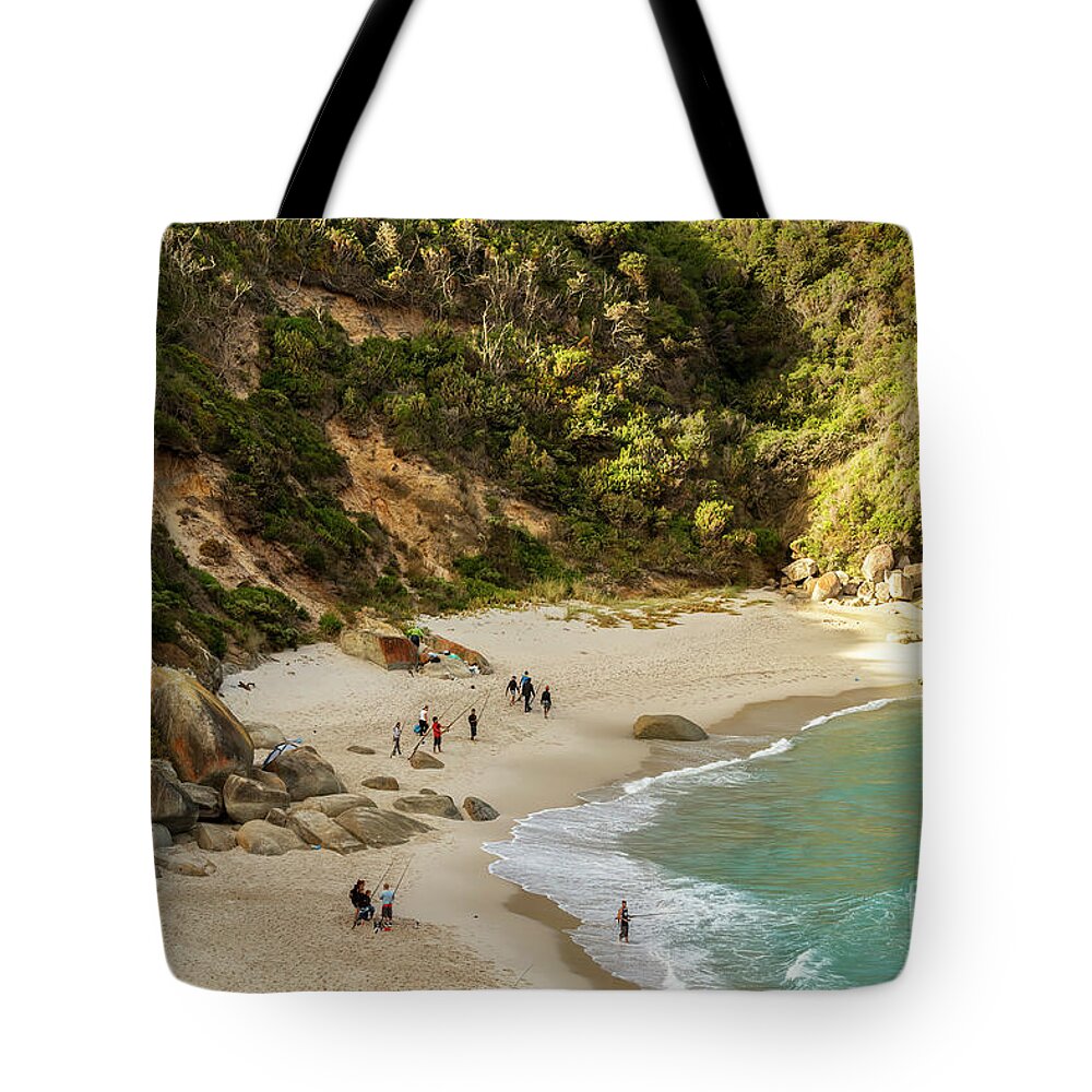 People Tote Bag featuring the photograph Salmon Holes, Albany, Western Australia by Elaine Teague