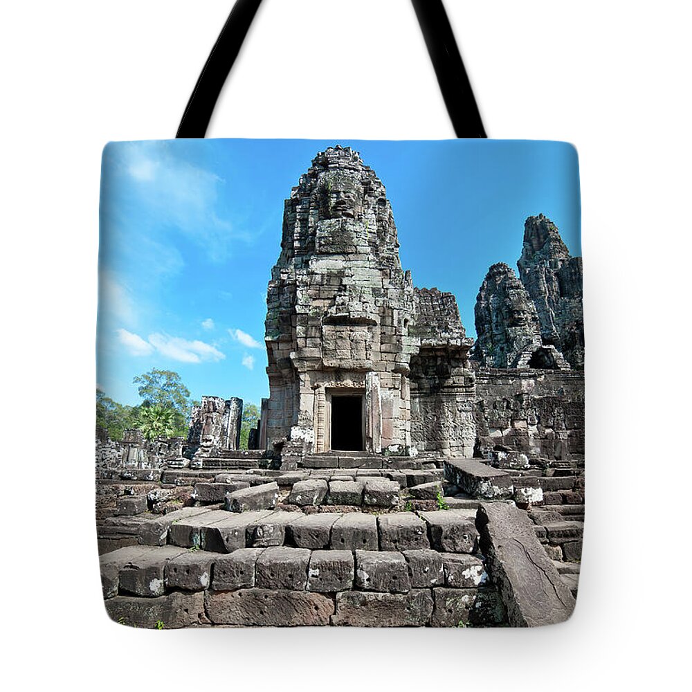 Angkor Tote Bag featuring the photograph Angkor Wat temple. Cambodia #20 by Lie Yim