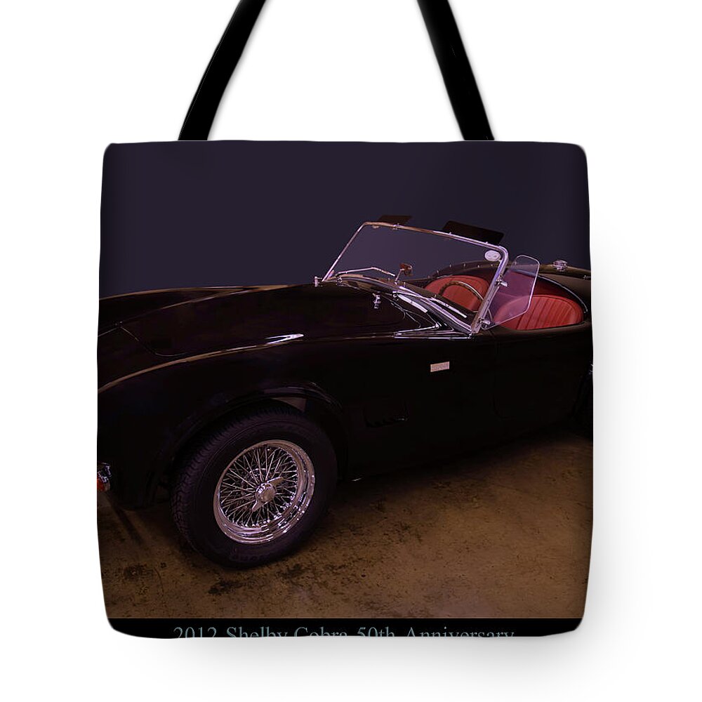 2012 Shelby Tote Bag featuring the photograph 2012 Shelby Cobra 50th Anniversary by Flees Photos