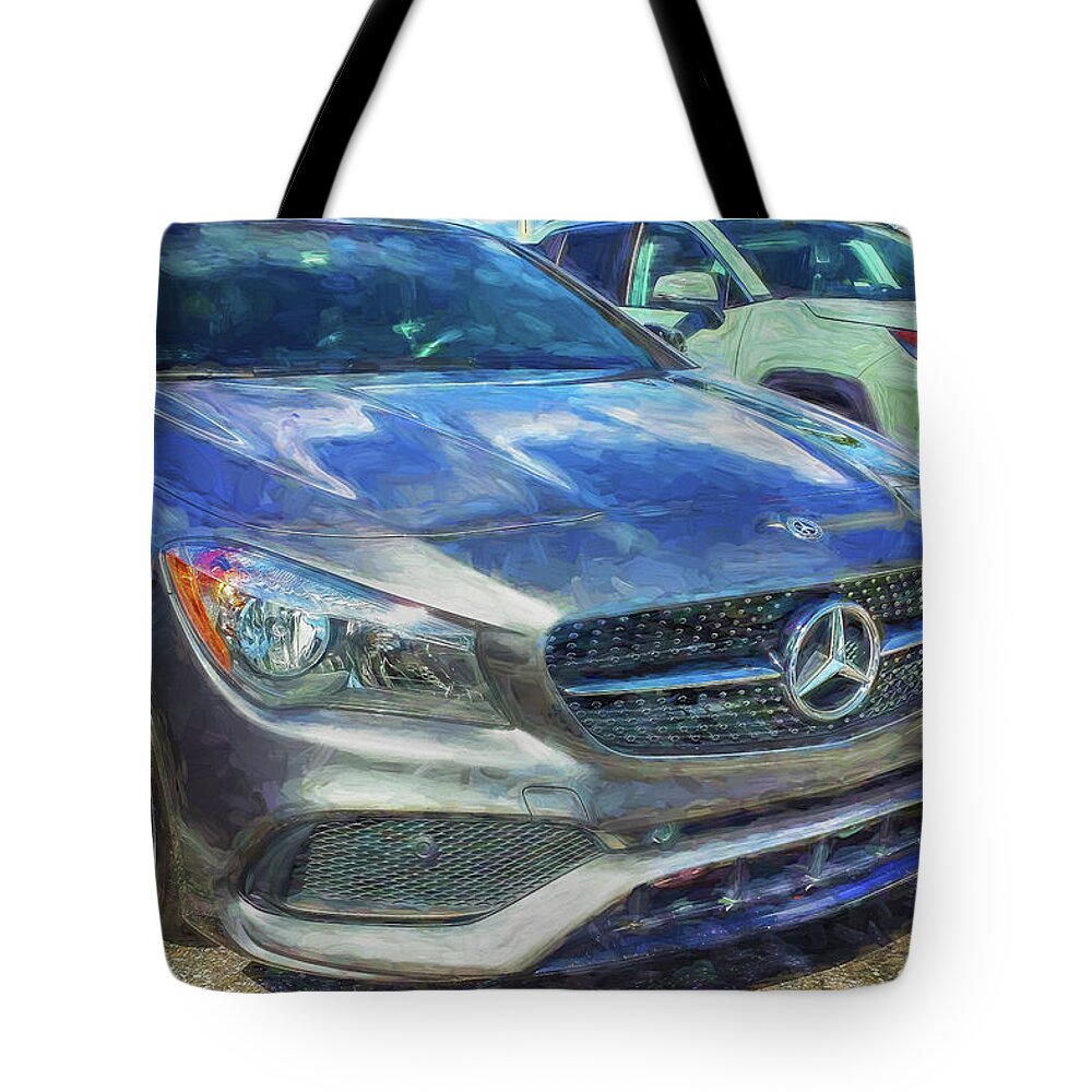 2016 Mercedes Cla 250 Sport Tote Bag featuring the photograph 2016 Mercedes CLA 250 Sport X101 by Rich Franco