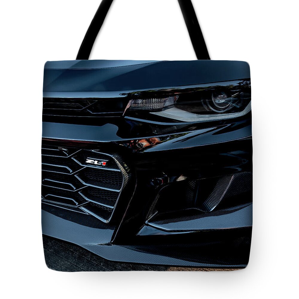 2019 Chevrolet Camaro Zl1 1le Tote Bag featuring the photograph 2019 Chevrolet Camaro ZL1 1LE X128 by Rich Franco