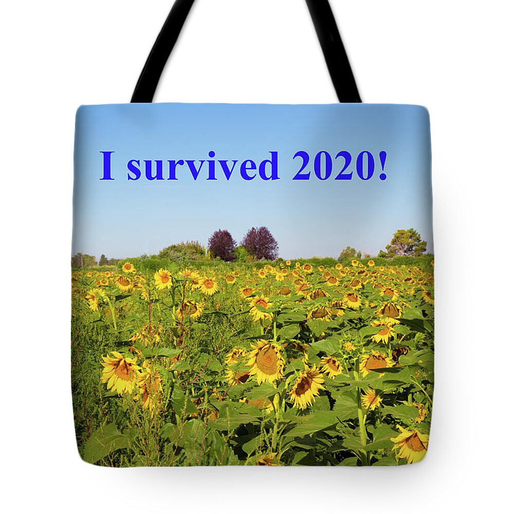 2020 Tote Bag featuring the photograph 2020 Survival by Dart Humeston