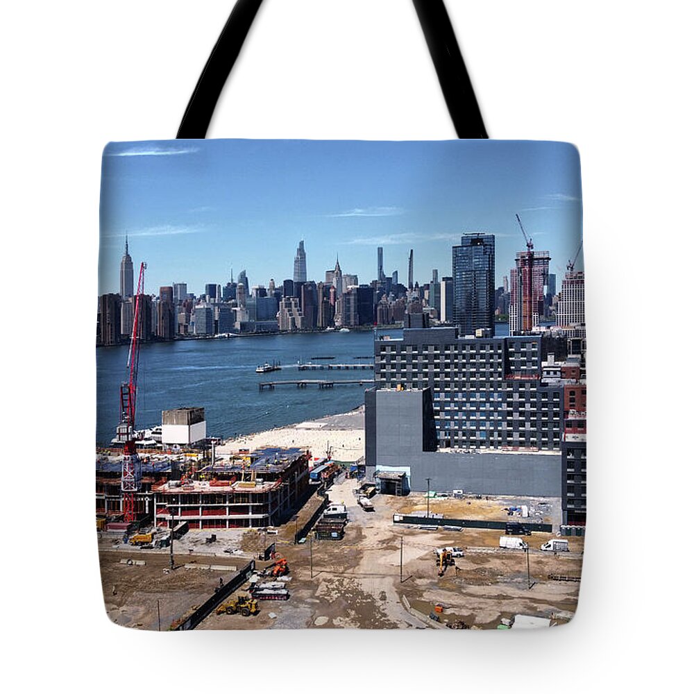 Halcyon Tote Bag featuring the photograph 2021-05-06_0104 PrivateDrive by Steve Sahm