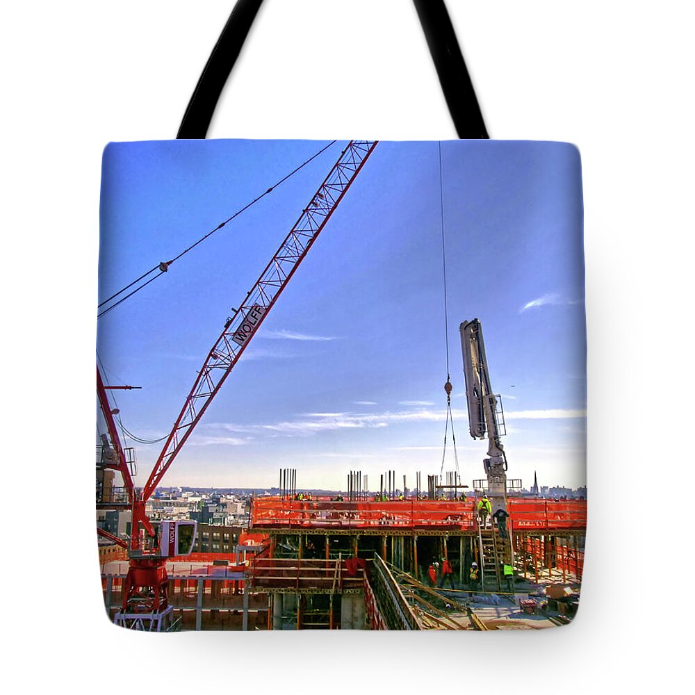 Nyc Tote Bag featuring the photograph 2021-12-14_2226 Commercial by Steve Sahm