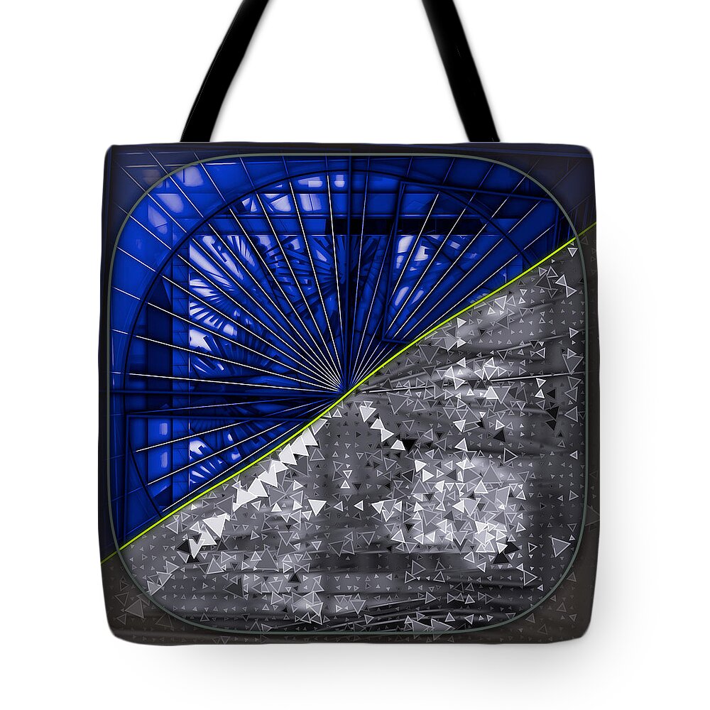 Digital Tote Bag featuring the digital art 27.11.2022 - 02 #27112022 by Marko Sabotin