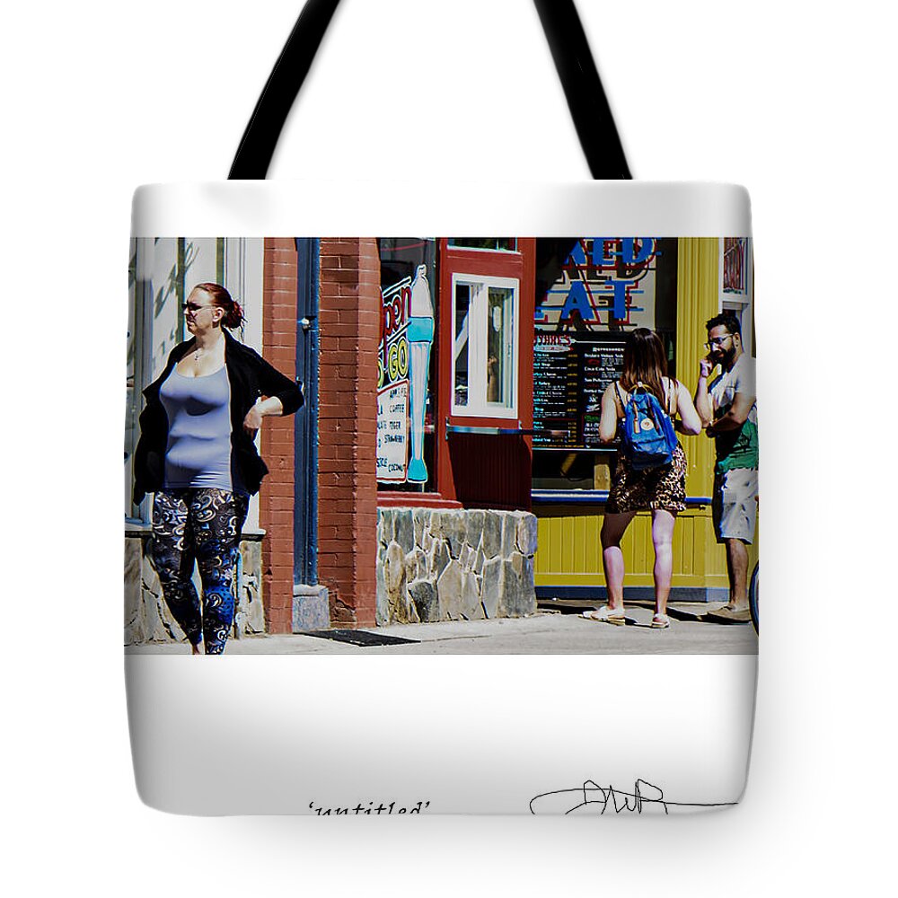 Signed Limited Edition Of 10 Tote Bag featuring the digital art 28 by Jerald Blackstock