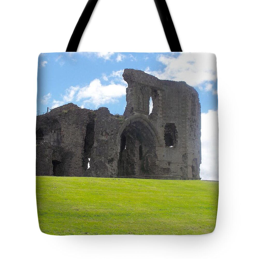 Castles Tote Bag featuring the photograph Denbigh castle #3 by Christopher Rowlands