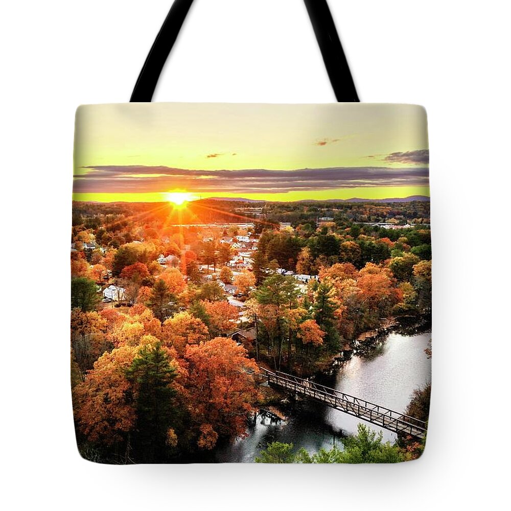  Tote Bag featuring the photograph Fall #3 by John Gisis