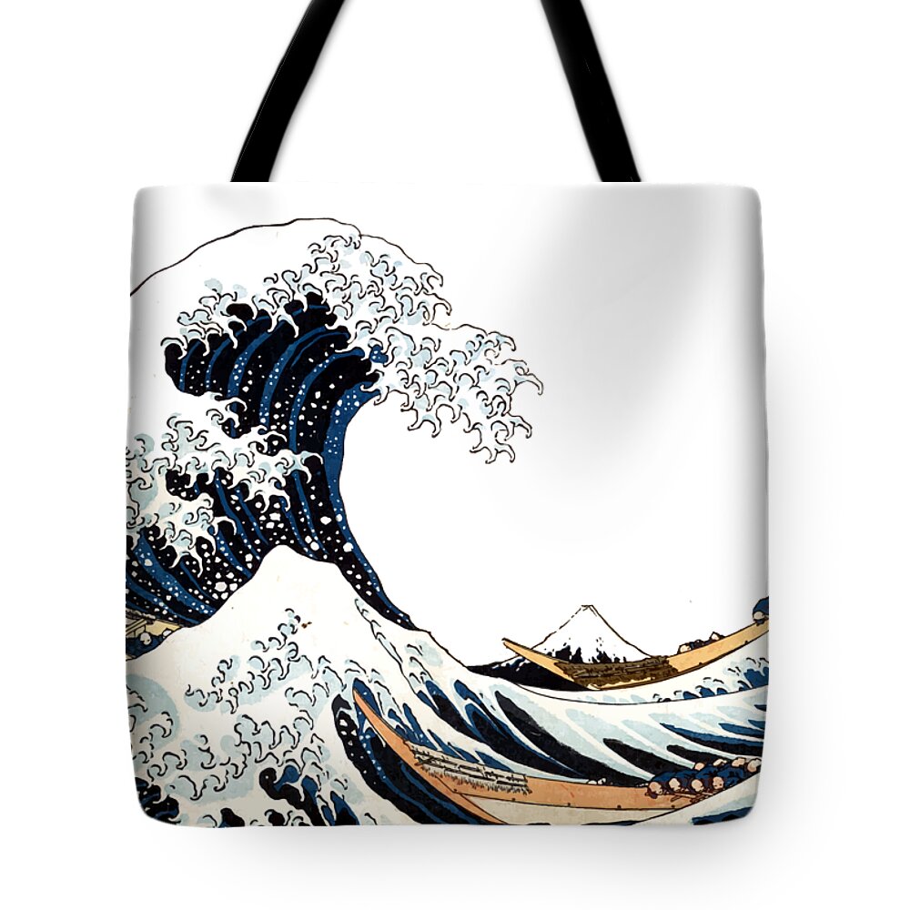 Canvas Tote Bag Hokusai's The Great Wave off Kanagawa