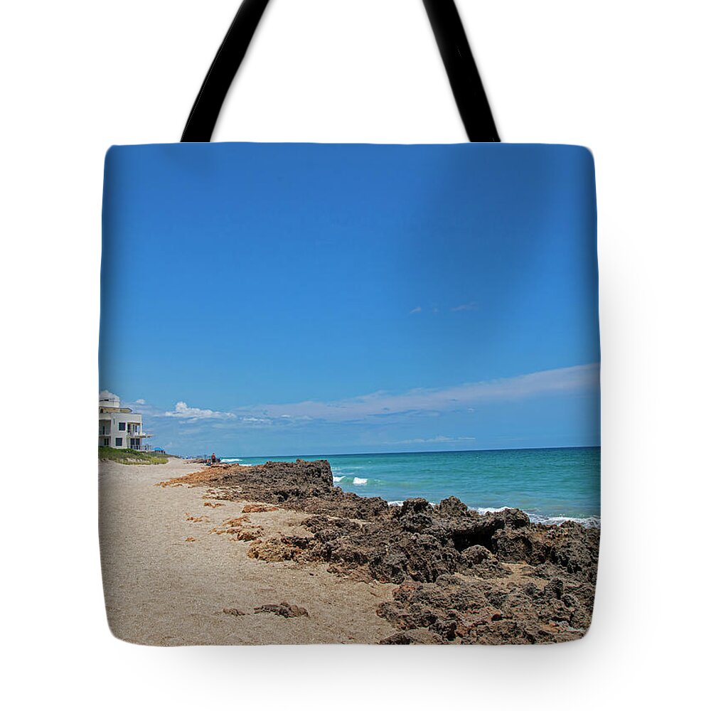 Hutchinson Island Tote Bag featuring the photograph Hutchinson Island, Florida by Dart Humeston