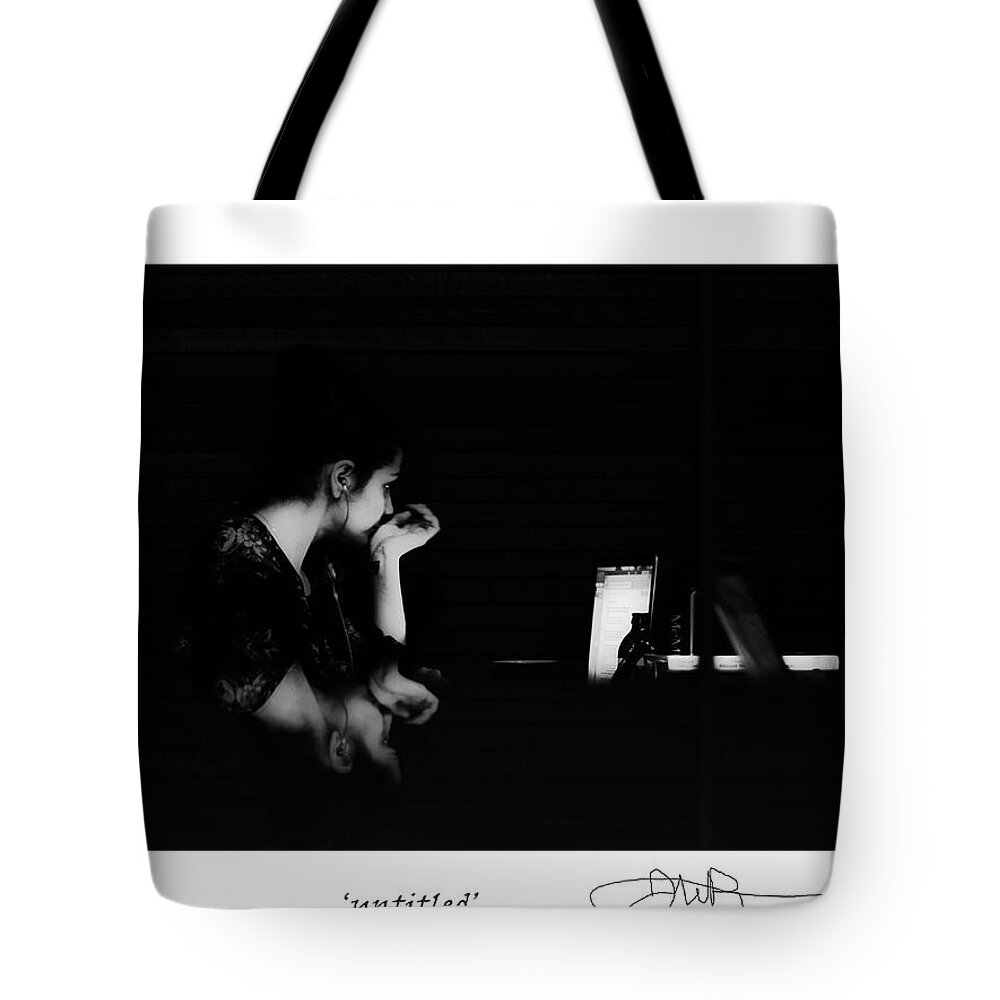 Digital Fine Art Tote Bag featuring the digital art 3 by Jerald Blackstock