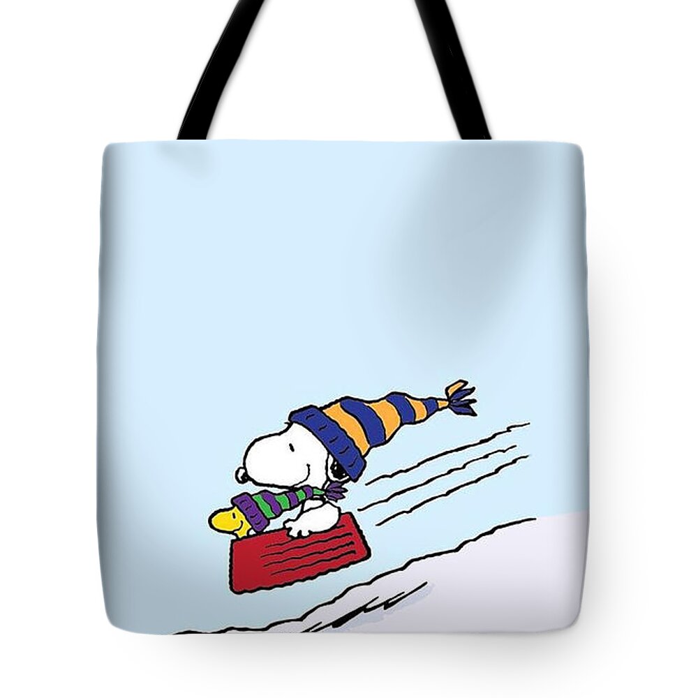 Cute Snoopy Shopping Shoulder Bags Durable Canvas Tote Handbag Reusable Gift
