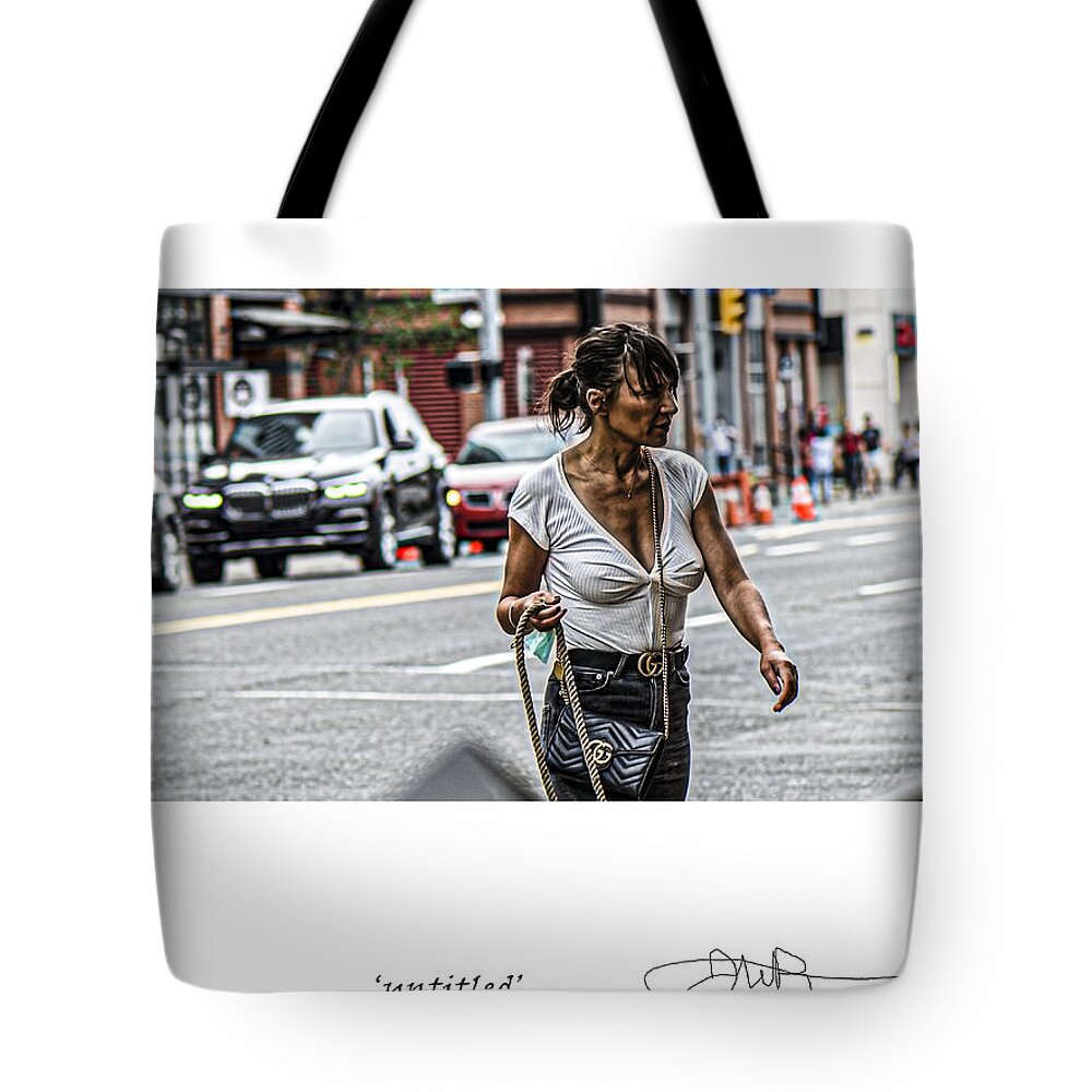 Signed Limited Edition Of 10 Tote Bag featuring the digital art 32 by Jerald Blackstock