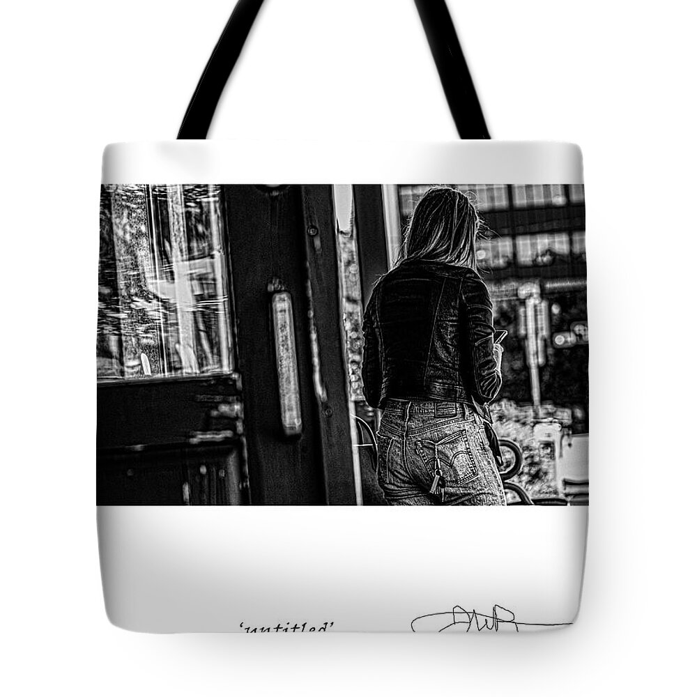 Signed Limited Edition Of 10 Tote Bag featuring the digital art 33 by Jerald Blackstock