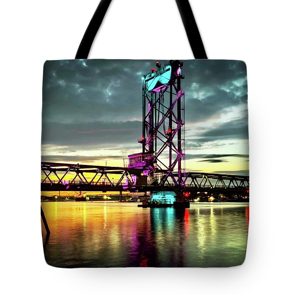  Tote Bag featuring the photograph Portsmouth by John Gisis