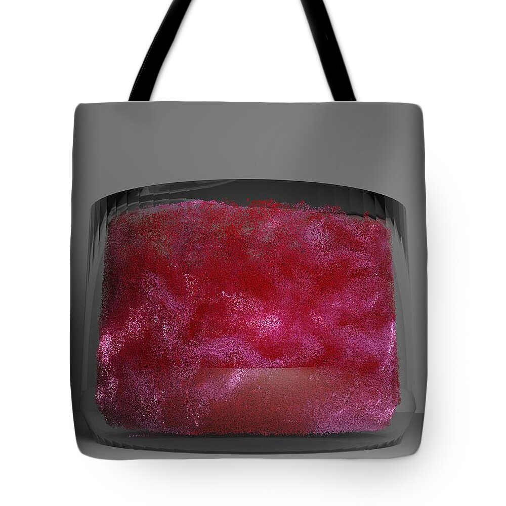 Nft Tote Bag featuring the digital art 401 Glass Waves 2 by David Bridburg