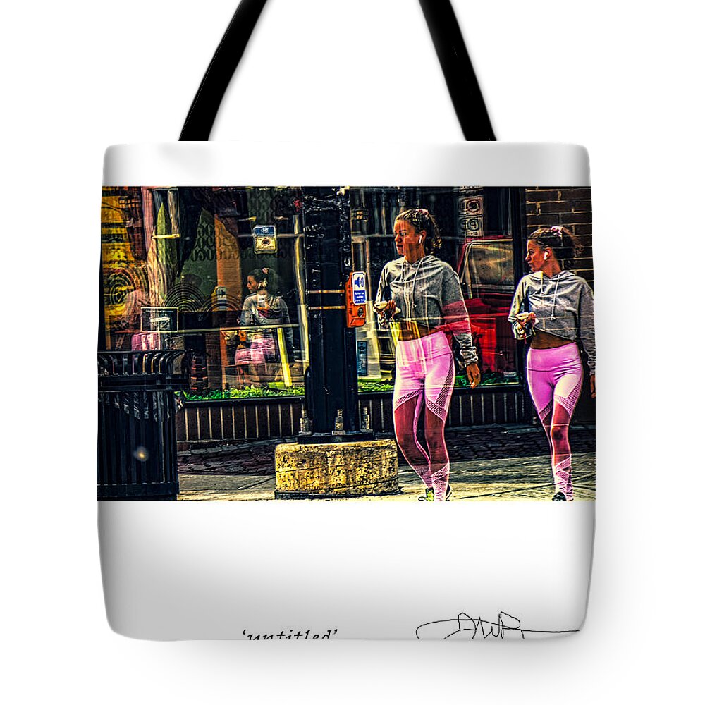 Signed Limited Edition Of 10 Tote Bag featuring the digital art 42 by Jerald Blackstock
