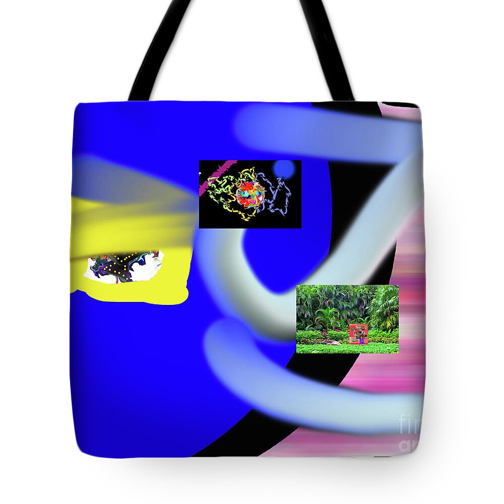  Tote Bag featuring the digital art 5-18-2022h by Walter Paul Bebirian