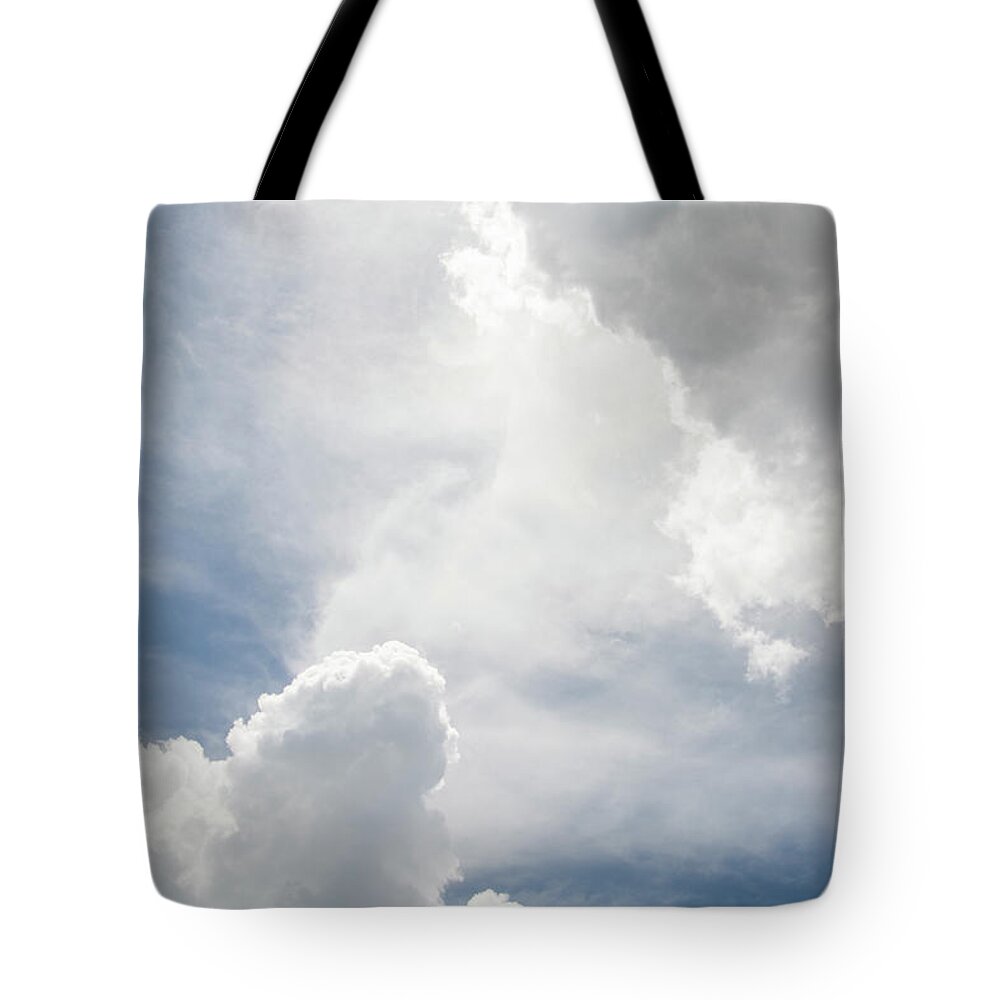 Sky Tote Bag featuring the photograph Cloudscape by Carolyn Hutchins