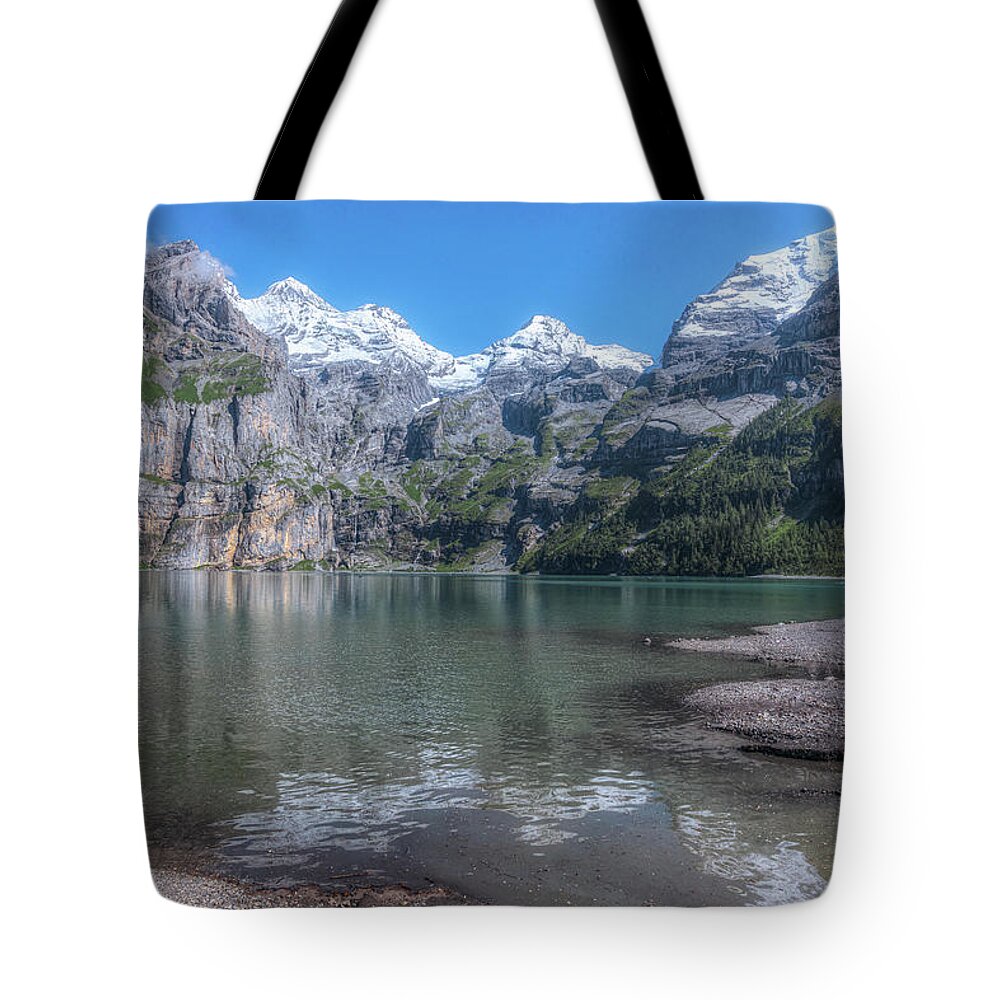 Oeschinen Lake Tote Bag featuring the photograph Oeschinen Lake - Switzerland #5 by Joana Kruse