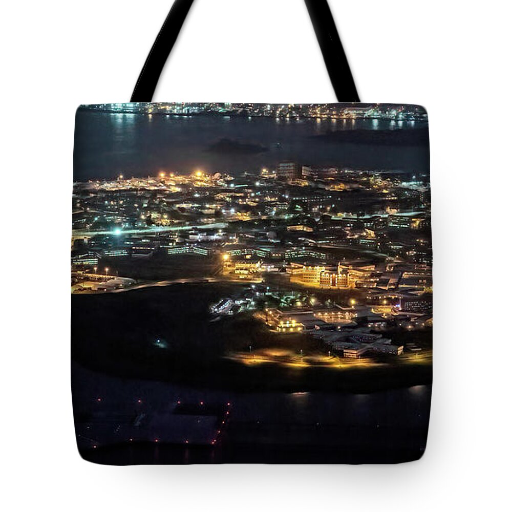 New York Tote Bag featuring the photograph Rikers Island Jail - New York City Department of Correction #5 by David Oppenheimer