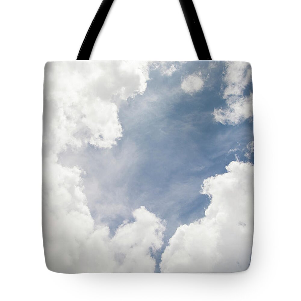 Sky Tote Bag featuring the photograph Cloudscape by Carolyn Hutchins