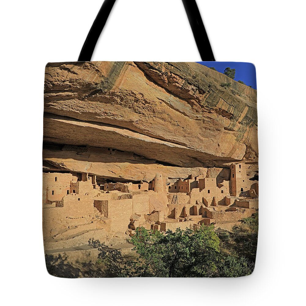 Mesa Verde National Park Tote Bag featuring the photograph Mesa Verde - Cliff Palace #5 by Richard Krebs