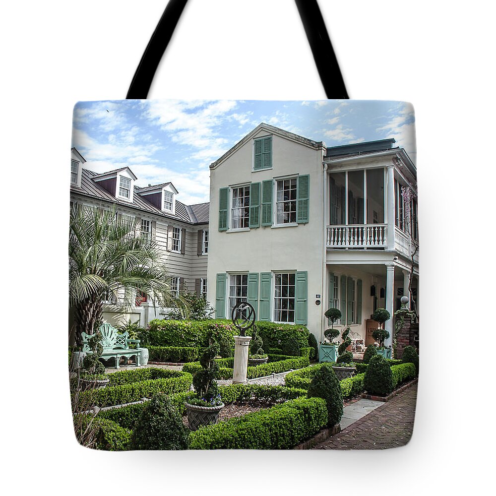 Architecture Tote Bag featuring the photograph 62 Church Street - Charleston by Norman Johnson