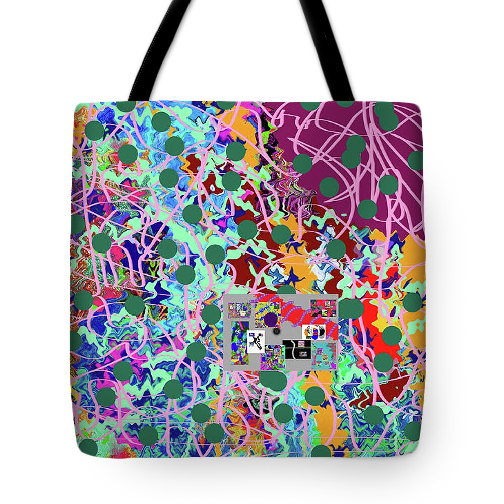 Walter Paul Bebirian: Volord Kingdom Art Collection Grand Gallery Tote Bag featuring the digital art 7-29-2021a by Walter Paul Bebirian