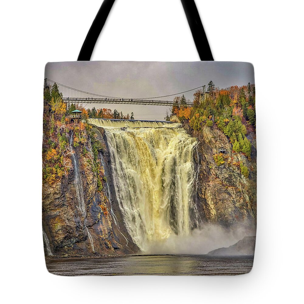 Quebec Canada Tote Bag featuring the photograph Quebec Canada #7 by Paul James Bannerman