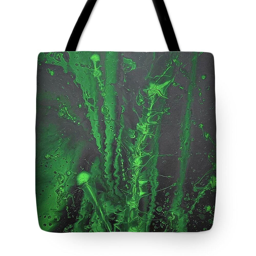  Tote Bag featuring the painting 71 by Embrace The Matrix