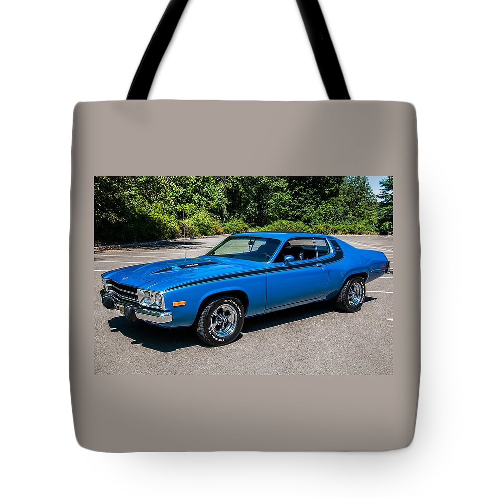 Roadrunner Tote Bag featuring the photograph 73 Roadrunner 440 by Anthony Sacco