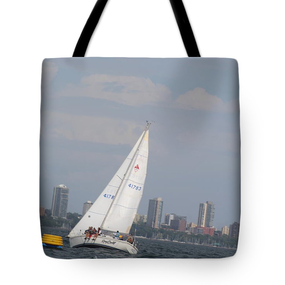  Tote Bag featuring the photograph The race #74 by Jean Wolfrum