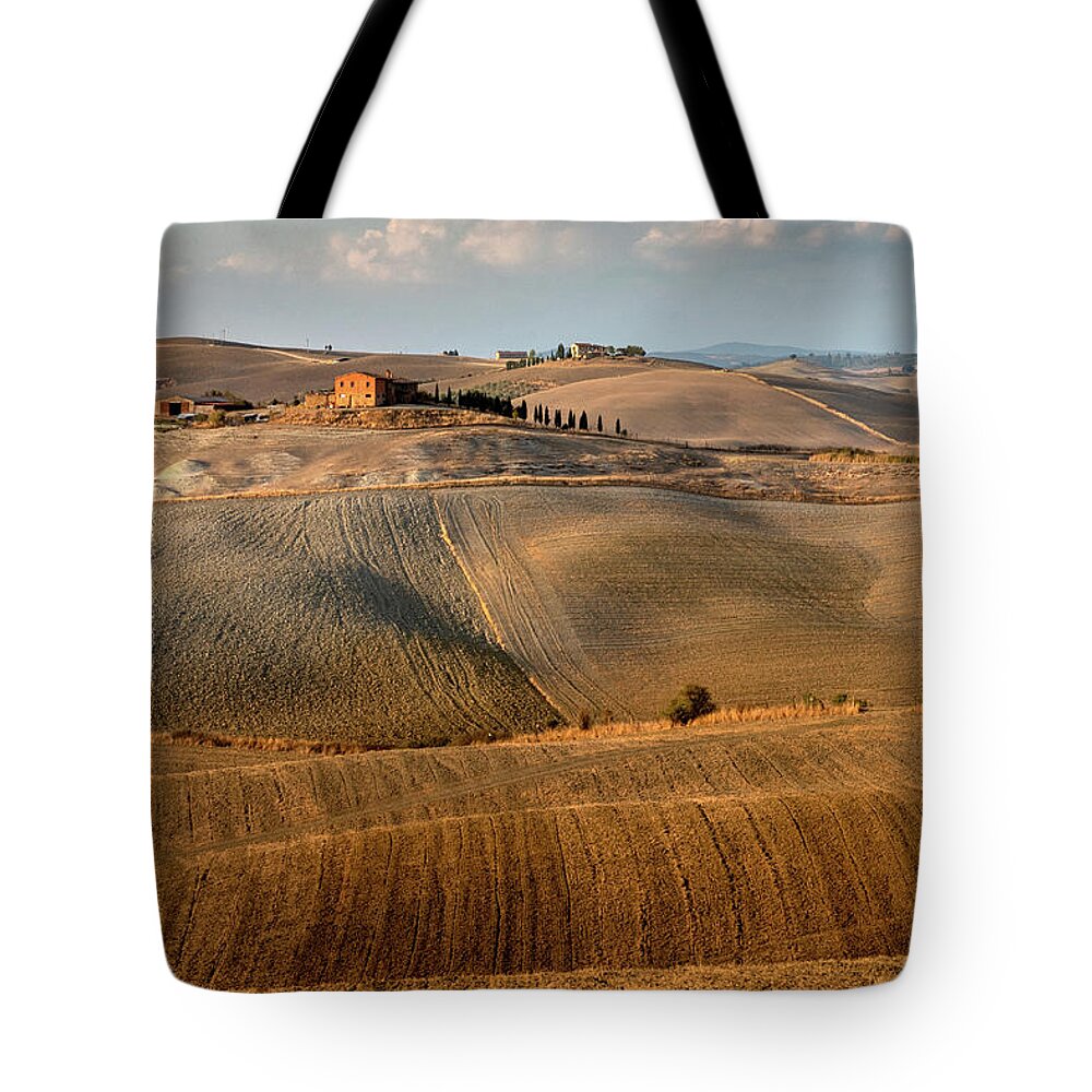 Beautiful Tote Bag featuring the photograph landscape, Tuscany, Italy #8 by Eleni Kouri