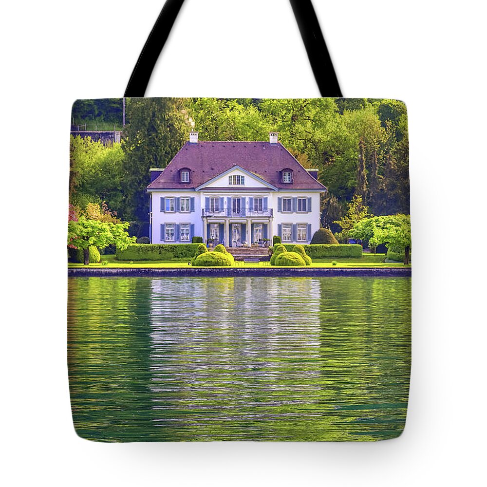 Lucerne Tote Bag featuring the photograph Lucerne, Switzerland #80 by Paul James Bannerman