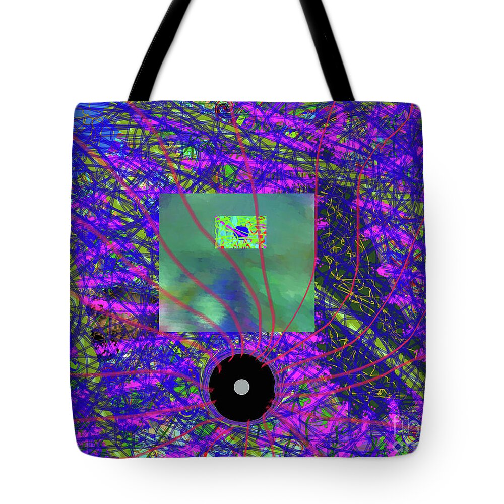 Walter Paul Bebirian: The Bebirian Art Collection Tote Bag featuring the digital art 9-7-2012fabcdefg by Walter Paul Bebirian