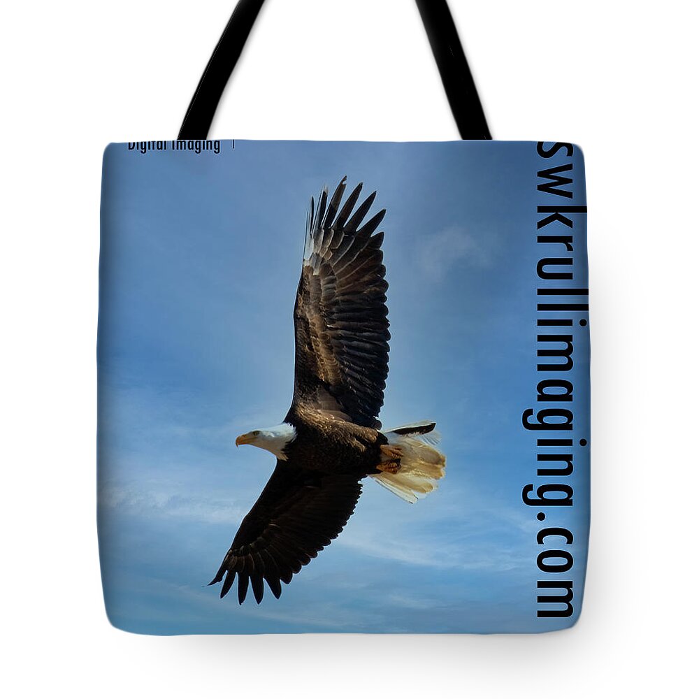 Eagles Tote Bag featuring the photograph Bald Eagles in Eleven Mile Canyon #9 by Steven Krull