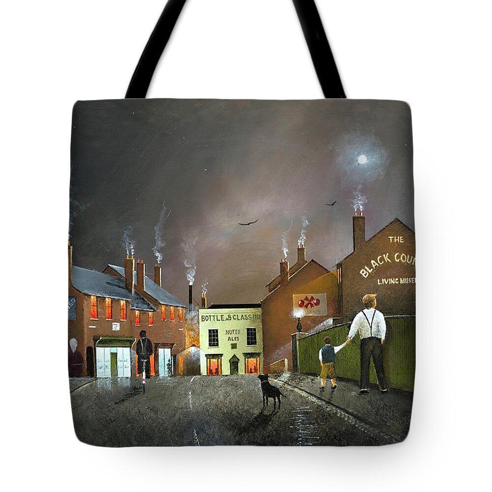 England Tote Bag featuring the painting The Blackcountry Living Museum - England by Ken Wood