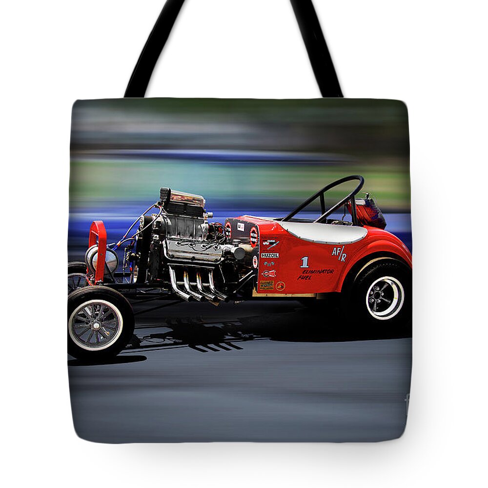 A Altered Fuel Eliminator Tote Bag featuring the photograph A Altered Fuel Eliminator by Dave Koontz