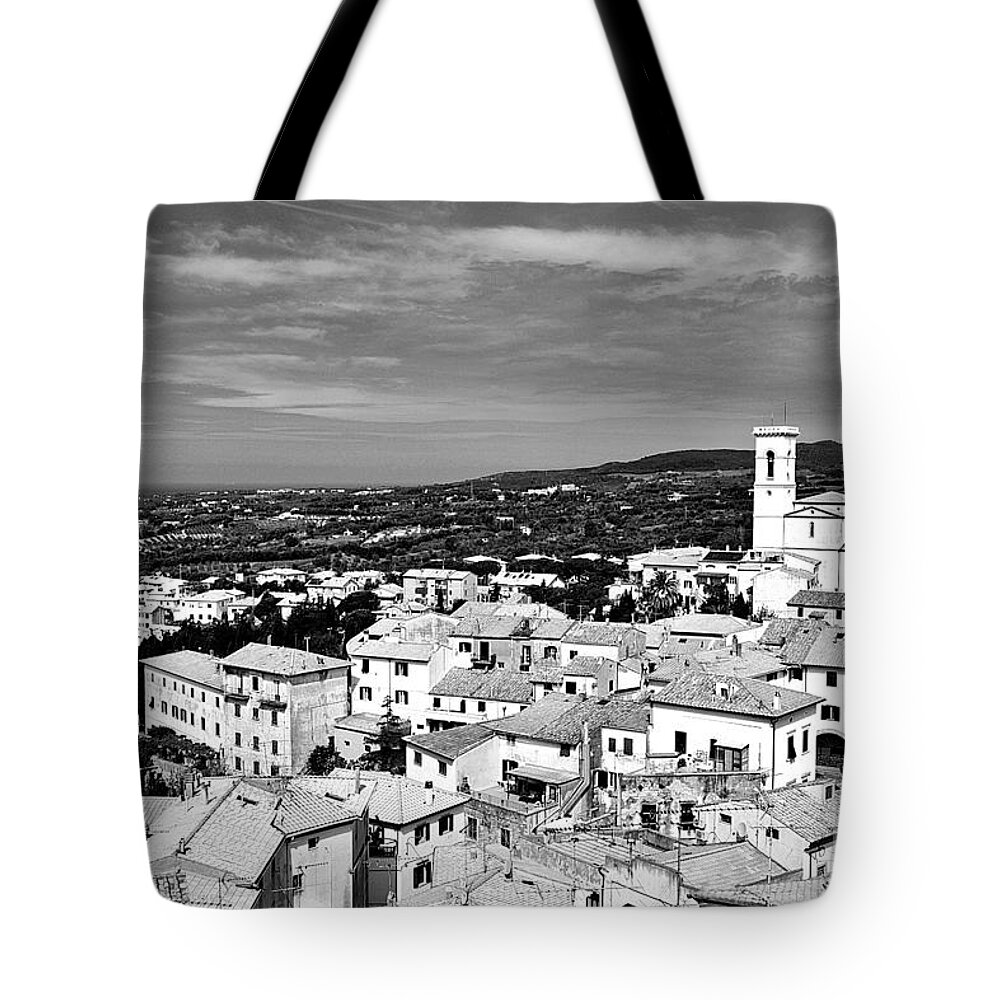 Tuscany Tote Bag featuring the photograph A Beautiful View by Ramona Matei