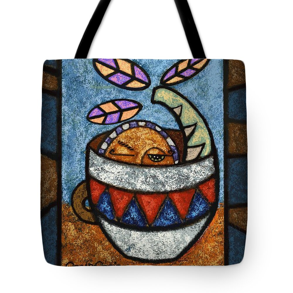 Bright Tote Bag featuring the painting A Bright New Day by Oscar Ortiz