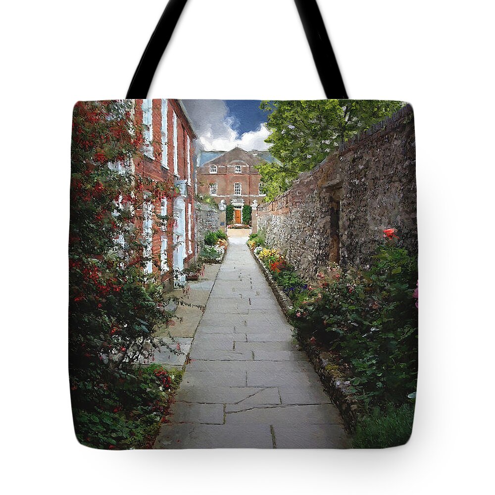 Chichester Tote Bag featuring the photograph A Chichester Path by Brian Watt