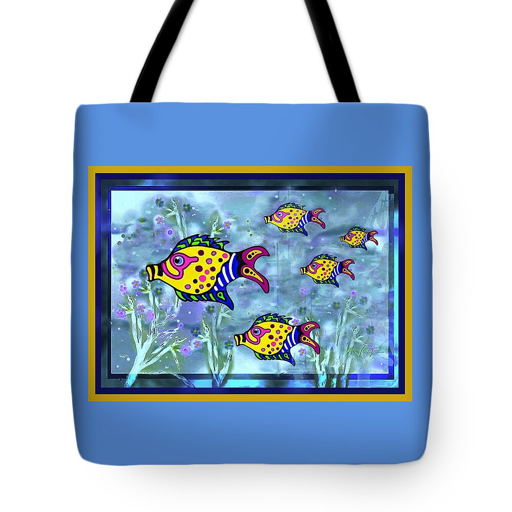 Ocean Tote Bag featuring the mixed media A Clean Ocean by Hartmut Jager