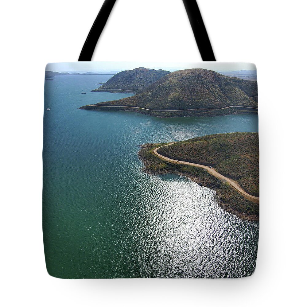 Lake Tote Bag featuring the photograph A Diamond of a Lake by Marcus Jones