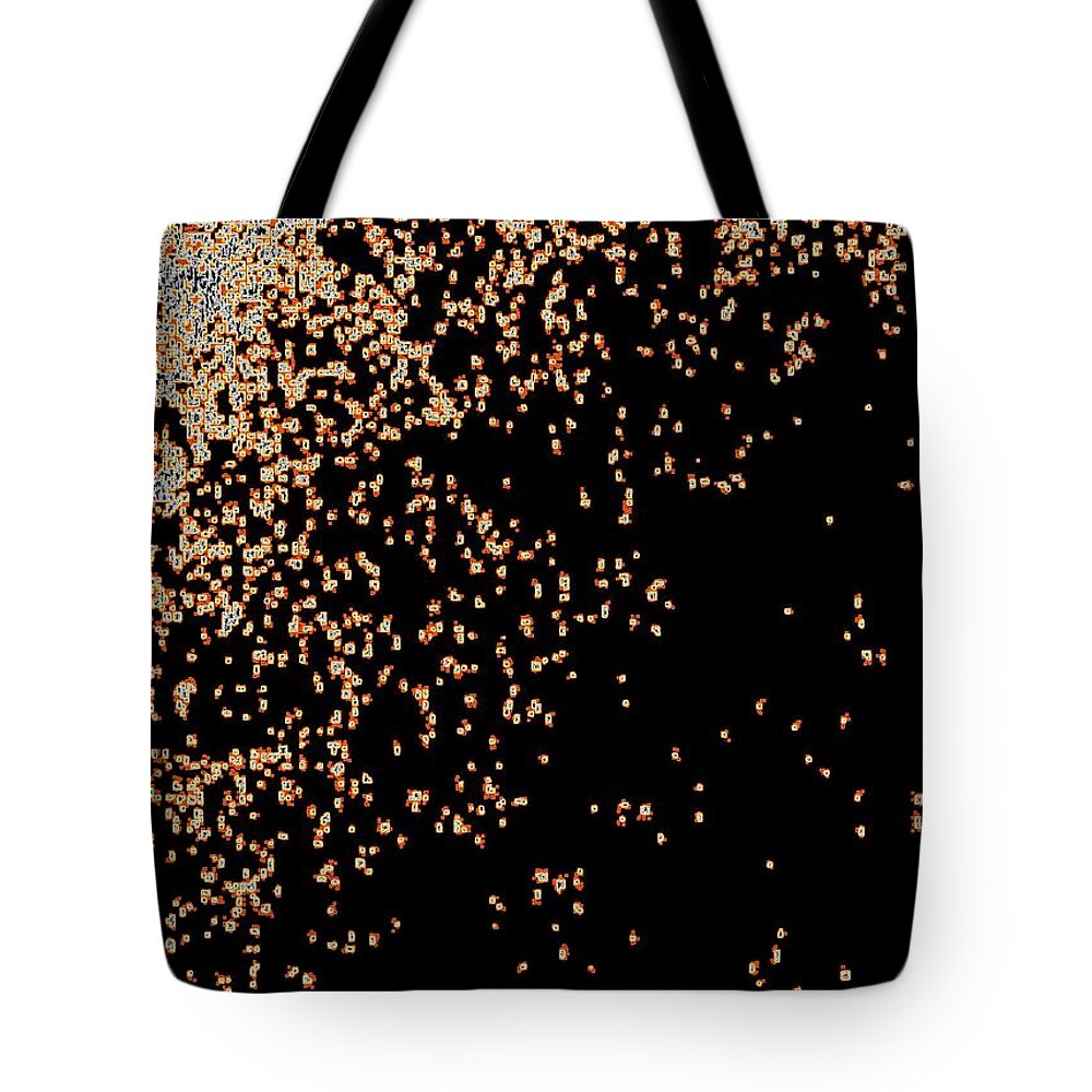 Digital Art Tote Bag featuring the digital art A Digital Non-Event by VIVA Anderson