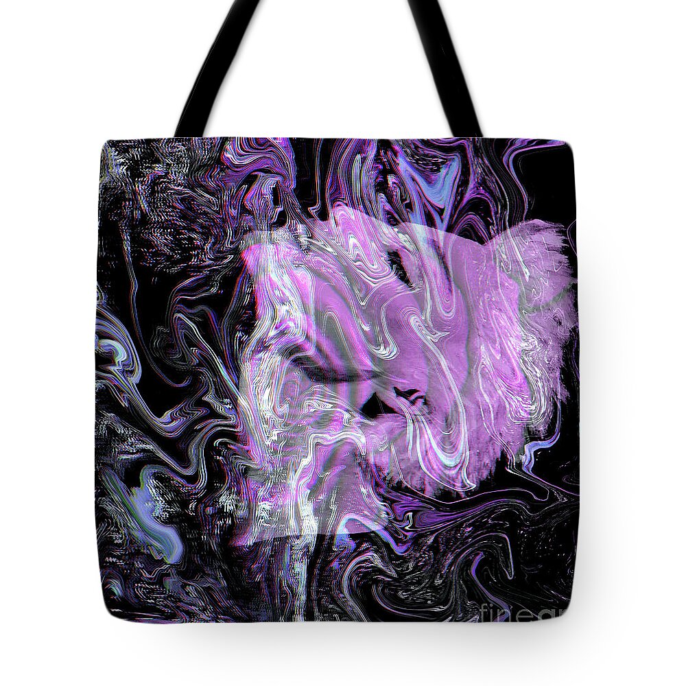 Fine-art Tote Bag featuring the painting A Dream Come True B4 by Catalina Walker