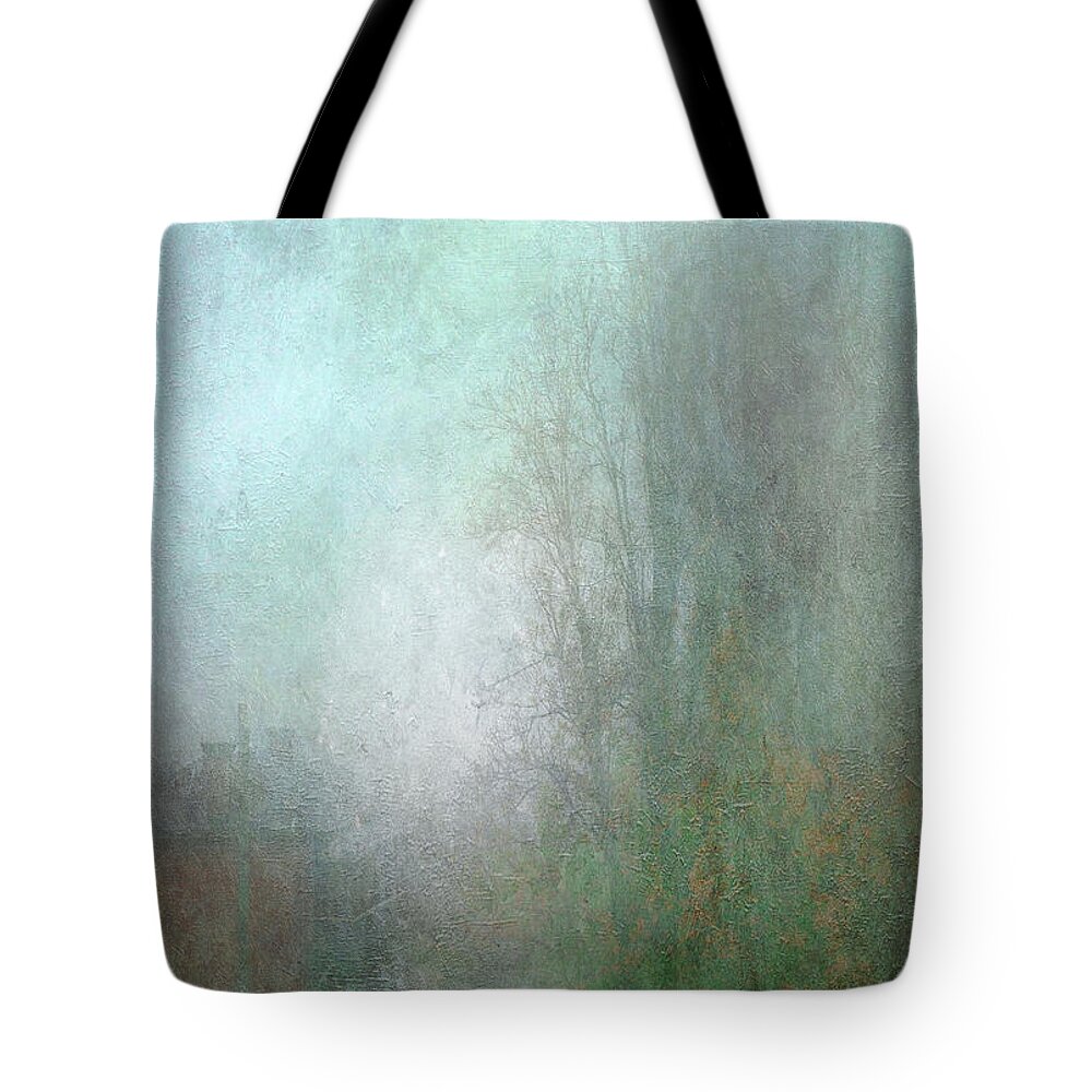 Fog Tote Bag featuring the photograph A Foggy Start by Russell Brown