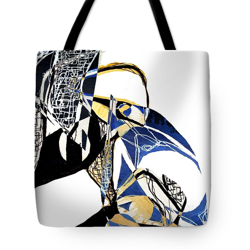 Lovers Tote Bag featuring the digital art A Greeting of Two Lovers by Jeremiah Ray