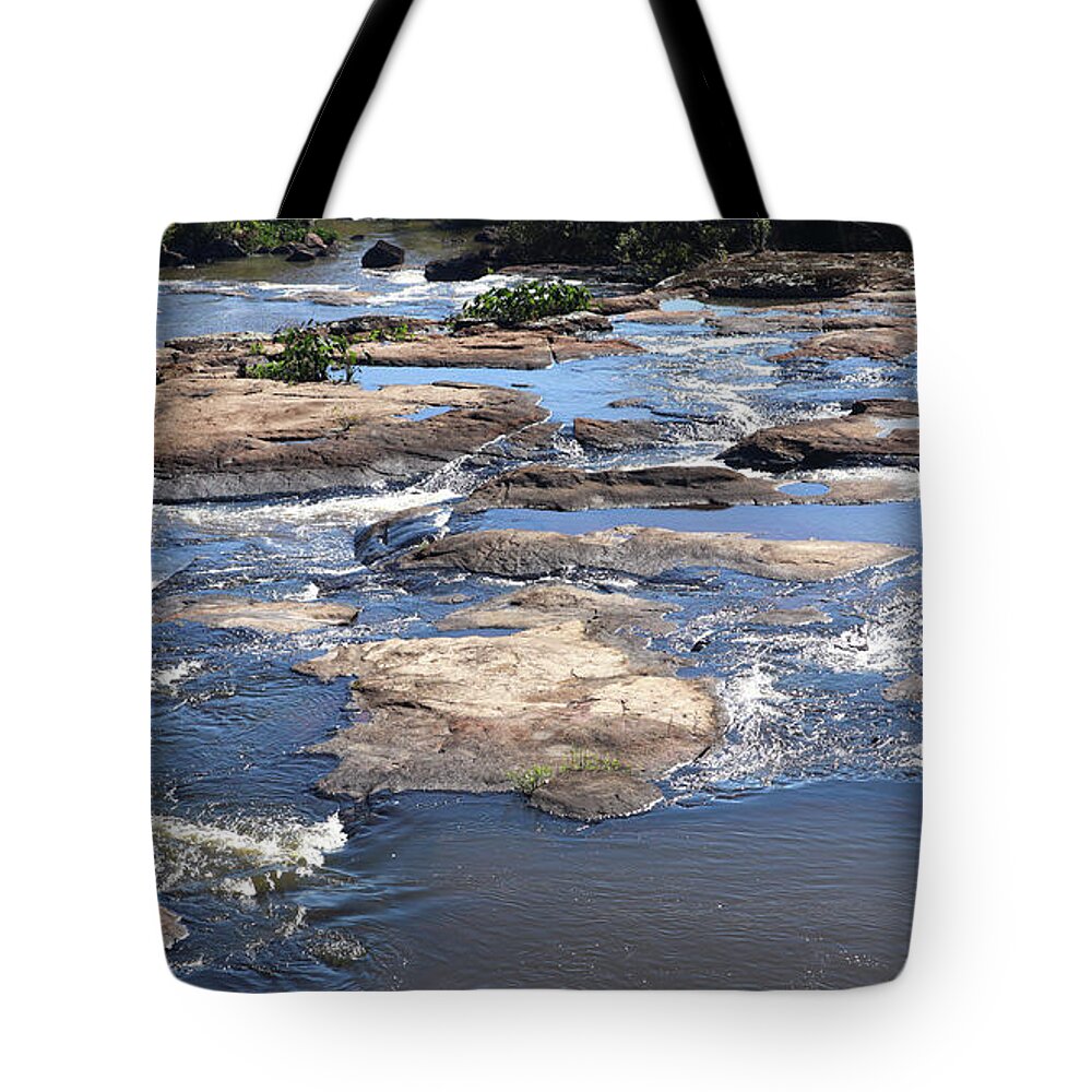 Towaliga River Tote Bag featuring the photograph A Little Towaliga River Serenity by Ed Williams