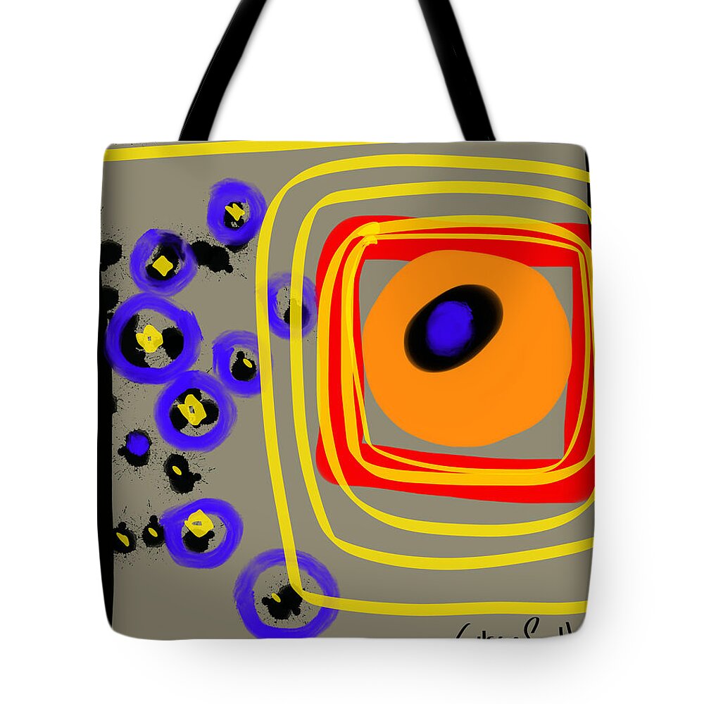  Tote Bag featuring the digital art A Night's Eye by Susan Fielder